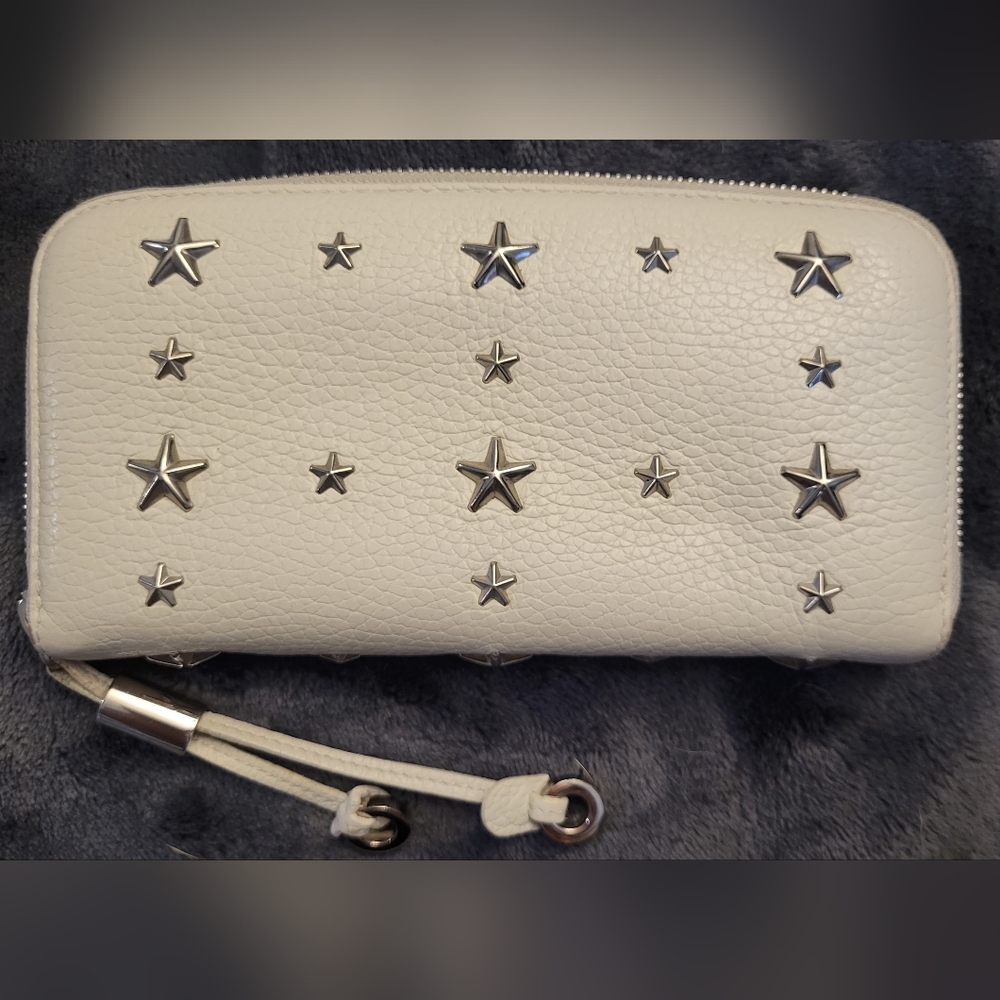 Jimmy Choo star studded long wallet